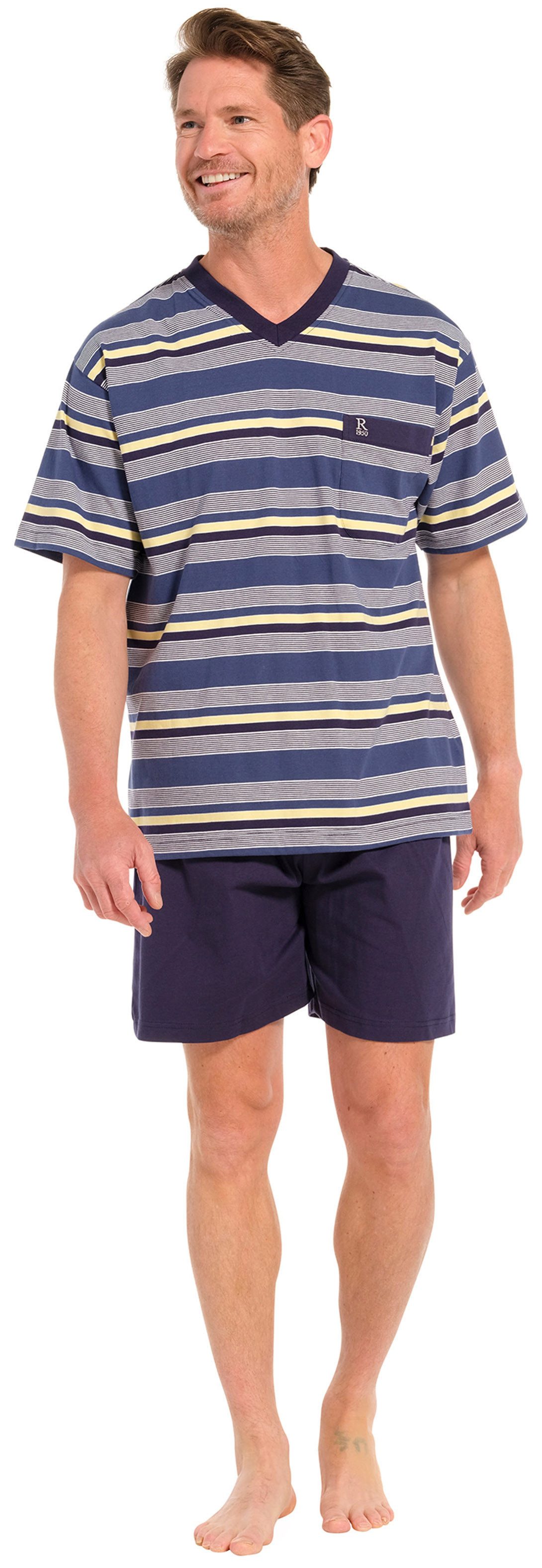 Shorty Herren Schlafanzug kurz