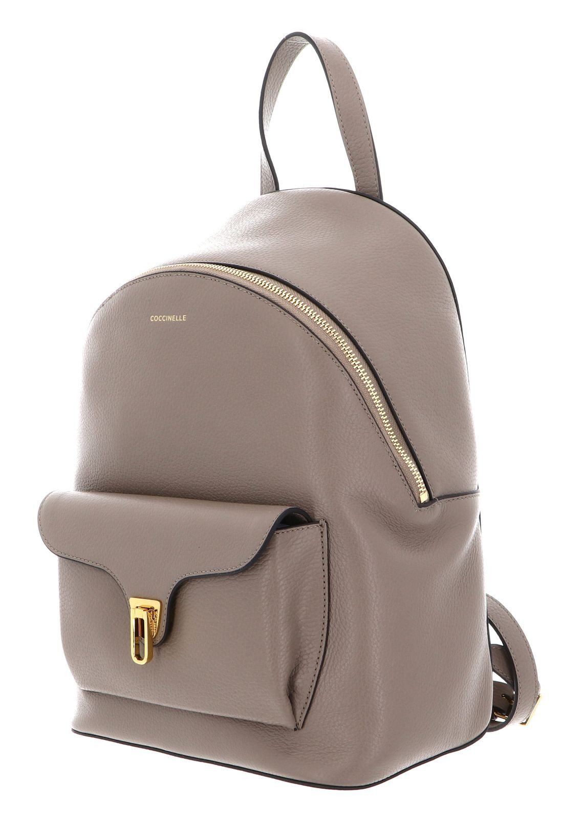 COCCINELLE Rucksack Backpack Grained Leather, aus echtem Rindsleder