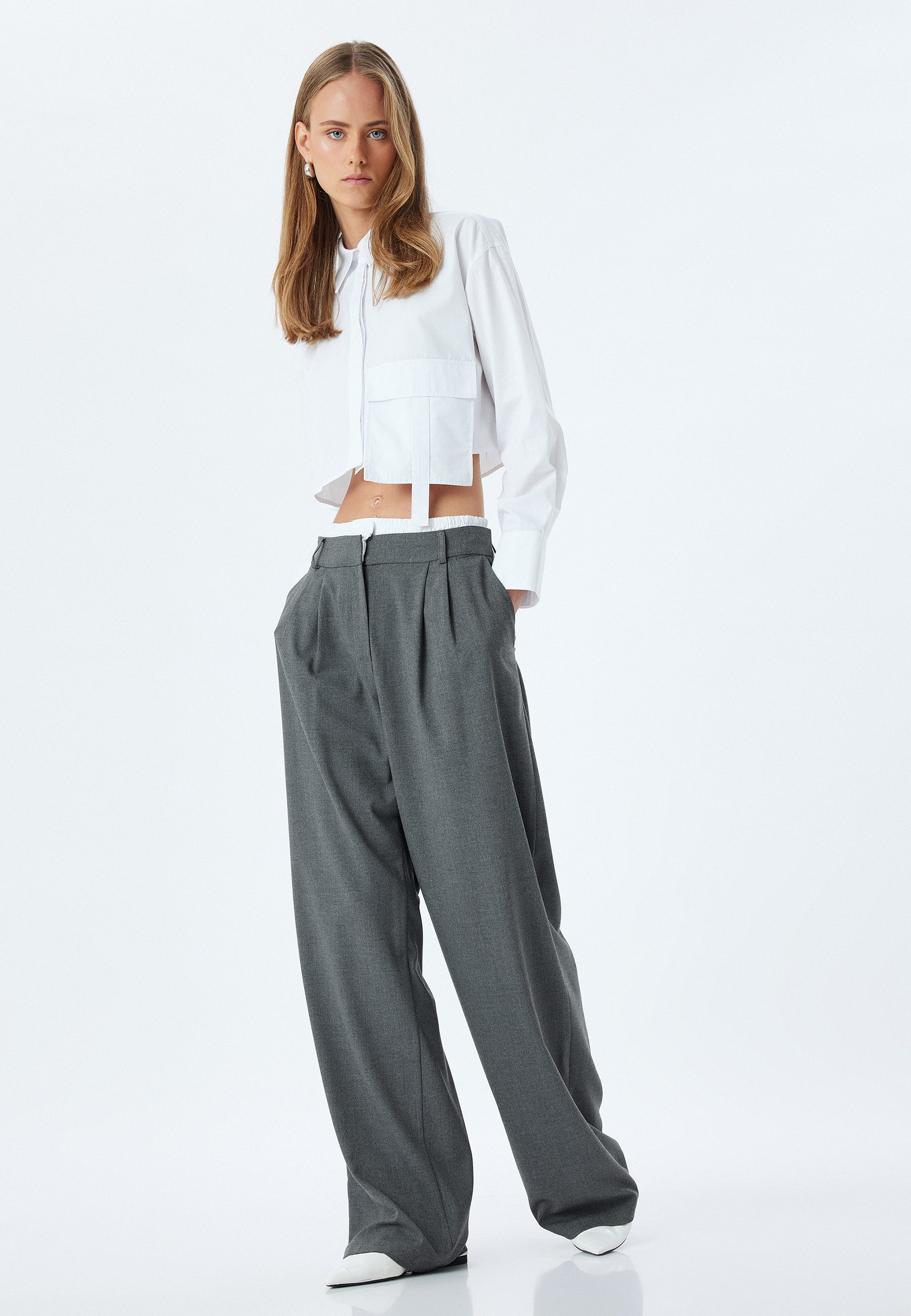 Koton Palazzohose Normale Leibhöhe Wide Leg günstig online kaufen