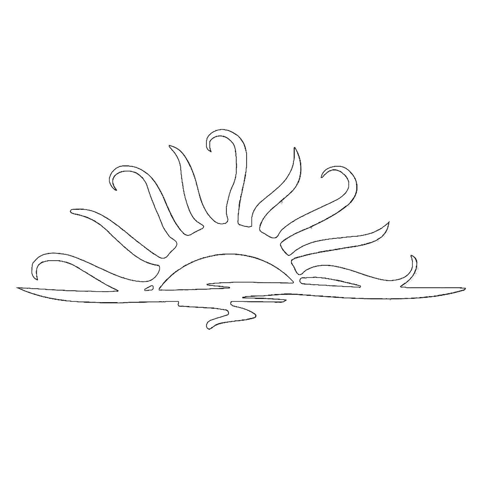 Jumpeak Wanddekoobjekt Sonne Metall Kunst Wanddekor, günstig online kaufen