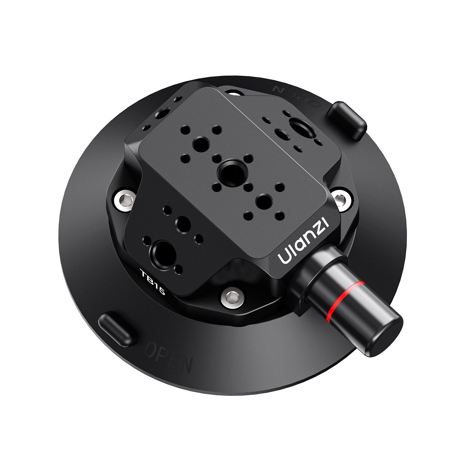 ULANZI Halterung Ulanzi TB15 Aluminium Saugnapf Halter Magic Arm Auto Rig