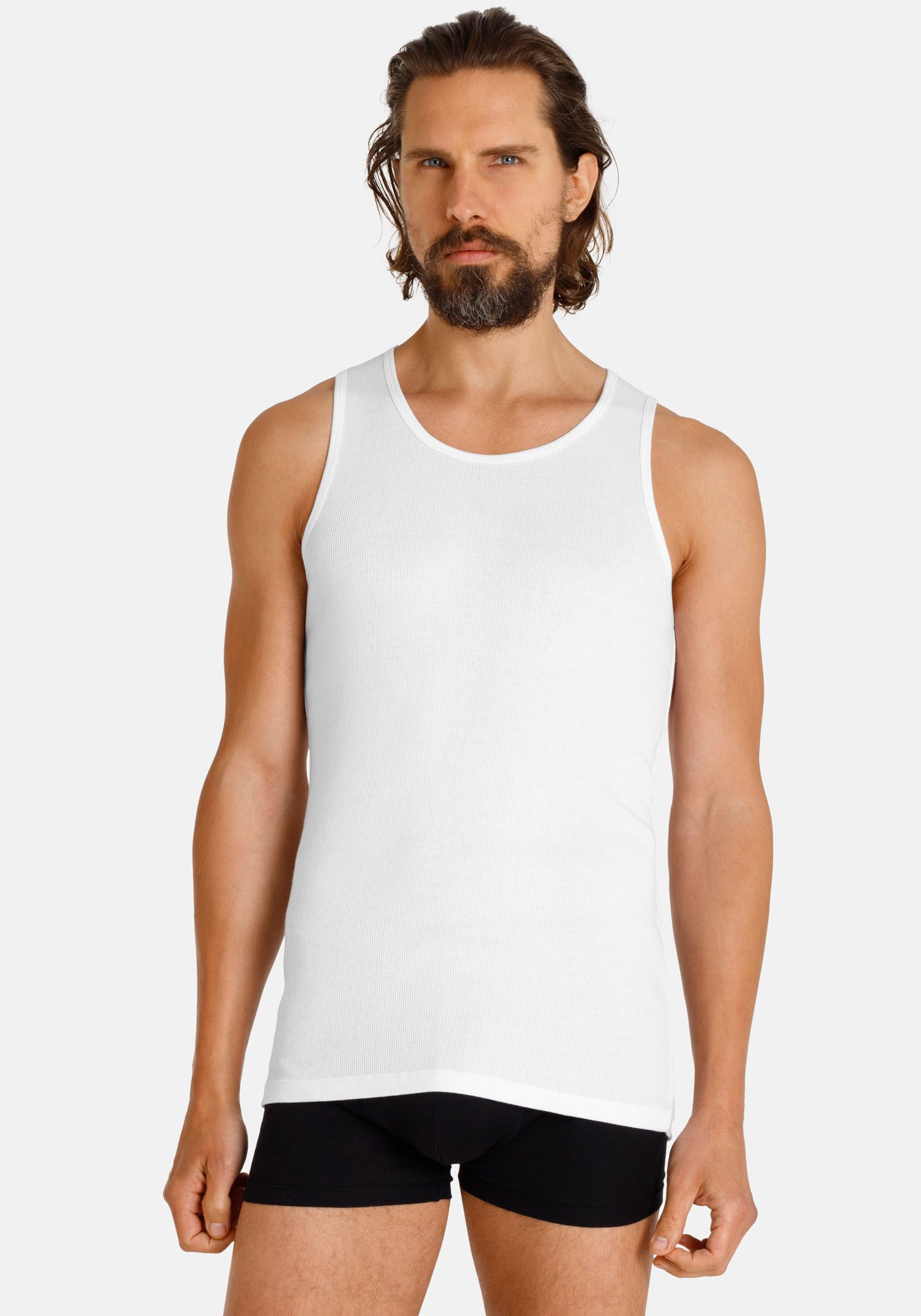 Camano Unterhemd comfort (2er Pack) mit tiefem Rundhals