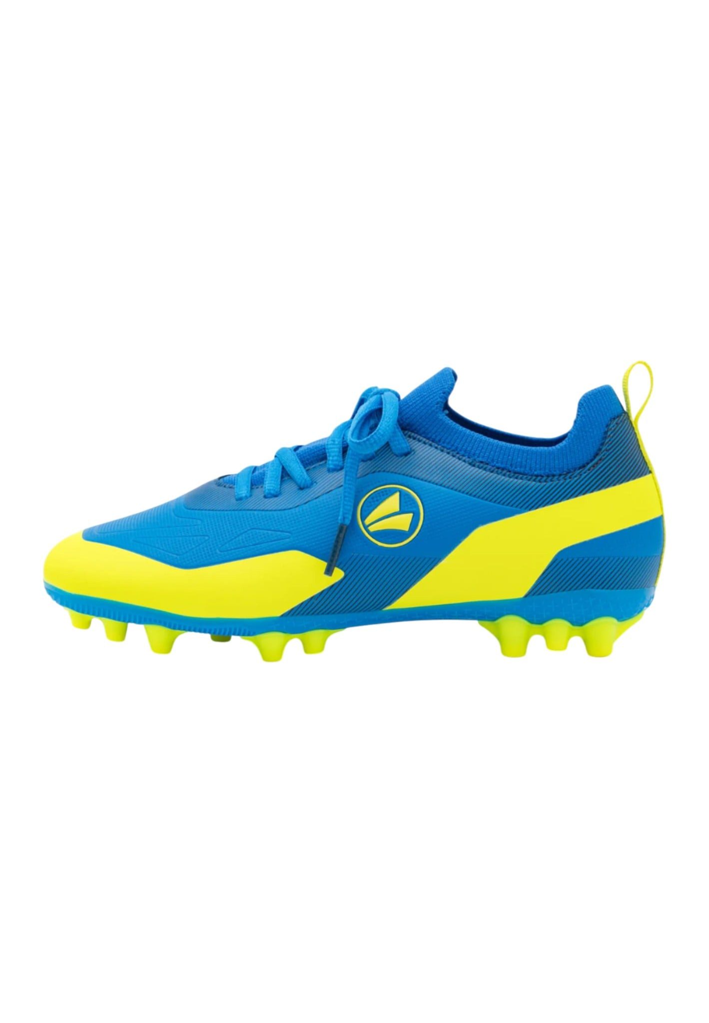 Jako J-SFG Twist Sock (für feste Böden) blau/lime Jungen Fußballschuh