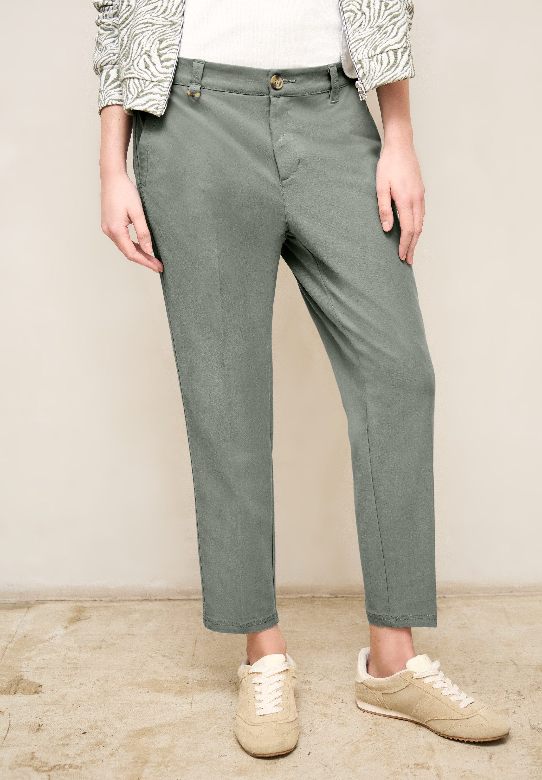 STREET ONE STUDIO Chinohose Middle Waist