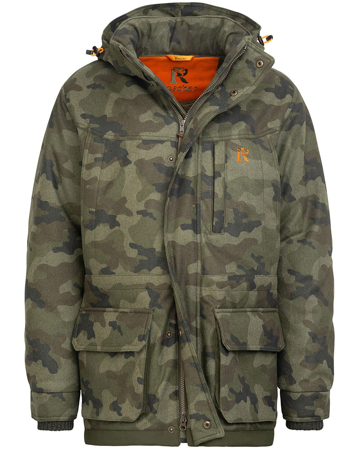 Rascher Winterjacke Camo-Lodenjacke Prestige Thinsulate Wasserabweisend