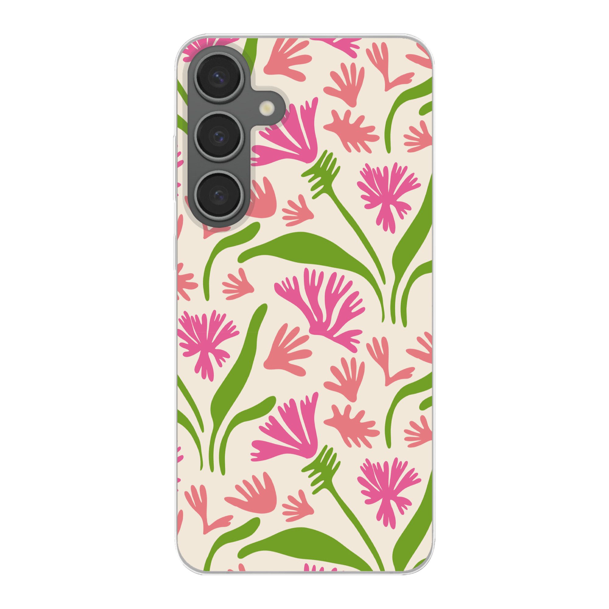 Handyhülle für Samsung Galaxy S24 Plus Blume - Muster - Blatt