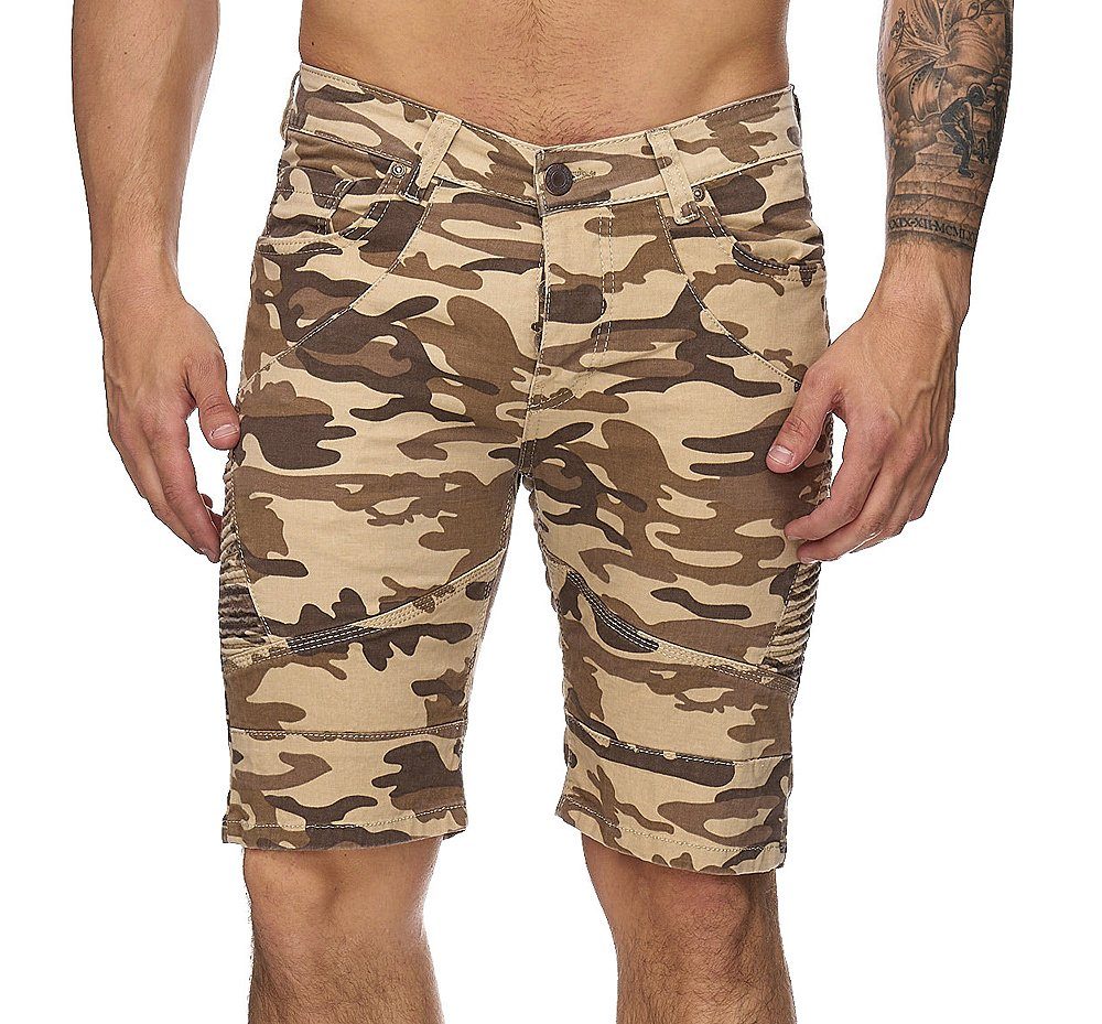 Herren Kurze Hosen OneRedox Shorts 3229C (Kurze Hose Bermudas Sweatpants, 1-tlg., im modischem Design) Fitness Freizeit Casual