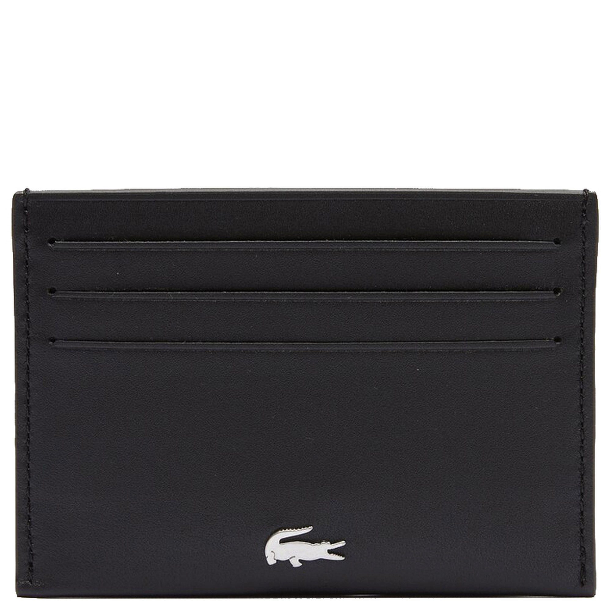 Lacoste Kartenetui FG - Kreditkartenetui Leder 6 cc 11 cm (black) günstig online kaufen