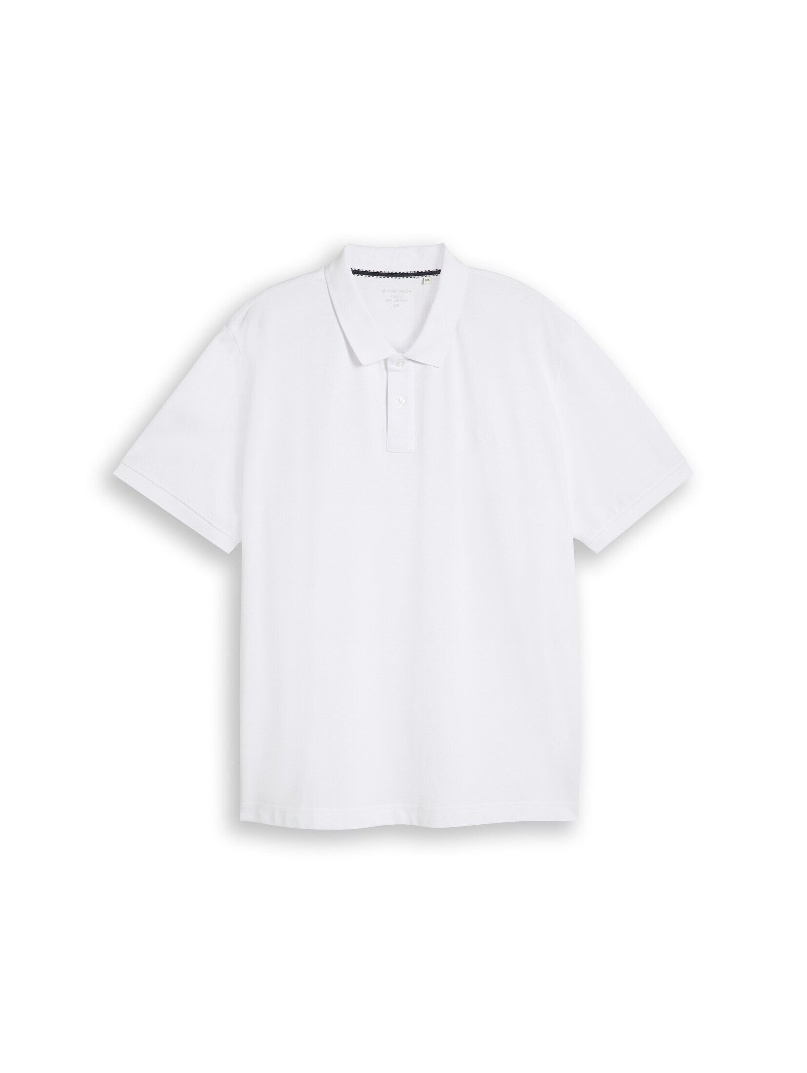TOM TAILOR PLUS Poloshirt Poloshirts (im Einserpack) Plus Size - Piqué Poloshirt mit Logo-Stickerei