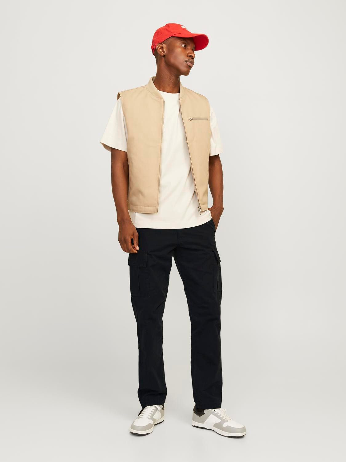 Jack & Jones Cargohose JPSTKANE BARKLEY CARGO PANT NOOS