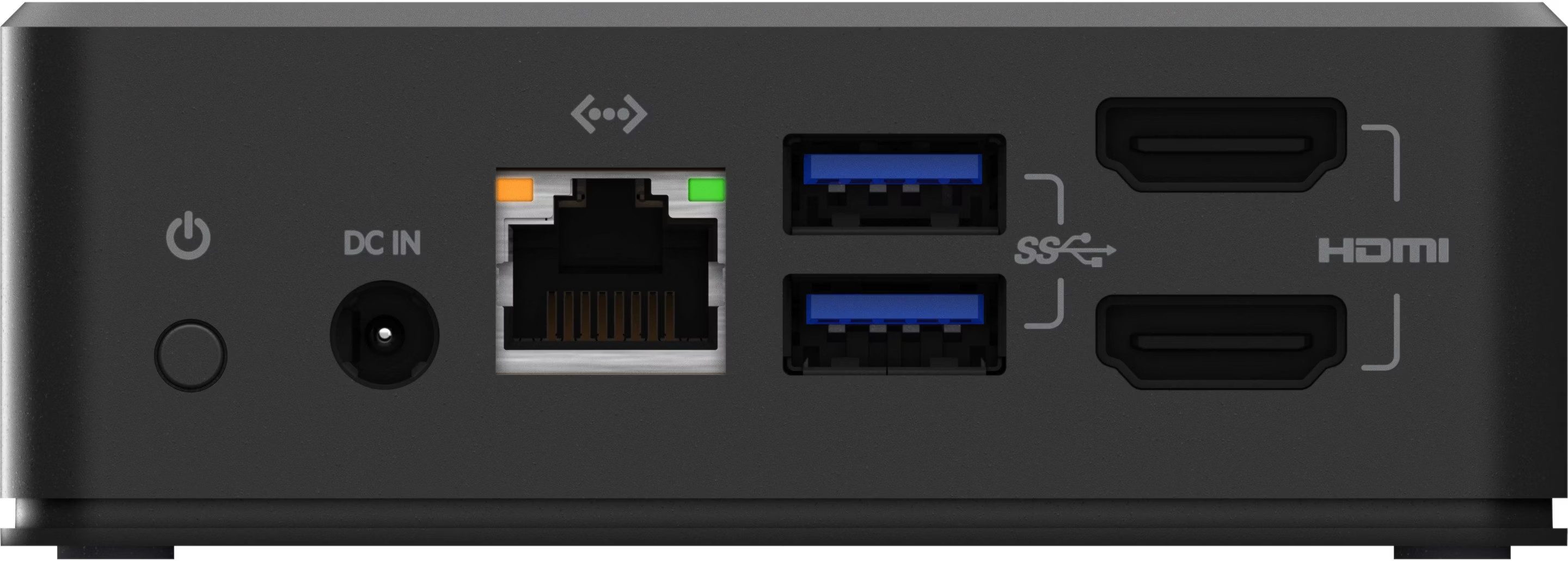 Belkin Laptop-Dockingstation Belkin USB-C Dual Display Dockingstation, (Einzelartikel, 1 St., Plug-and-Play USB-C-Adapter mit fest verbautem Anschlusskabel), 4K HDMI; USB-C PD 100W; 2x USB-A; SD/MicroSD-Slots; kompaktes Design