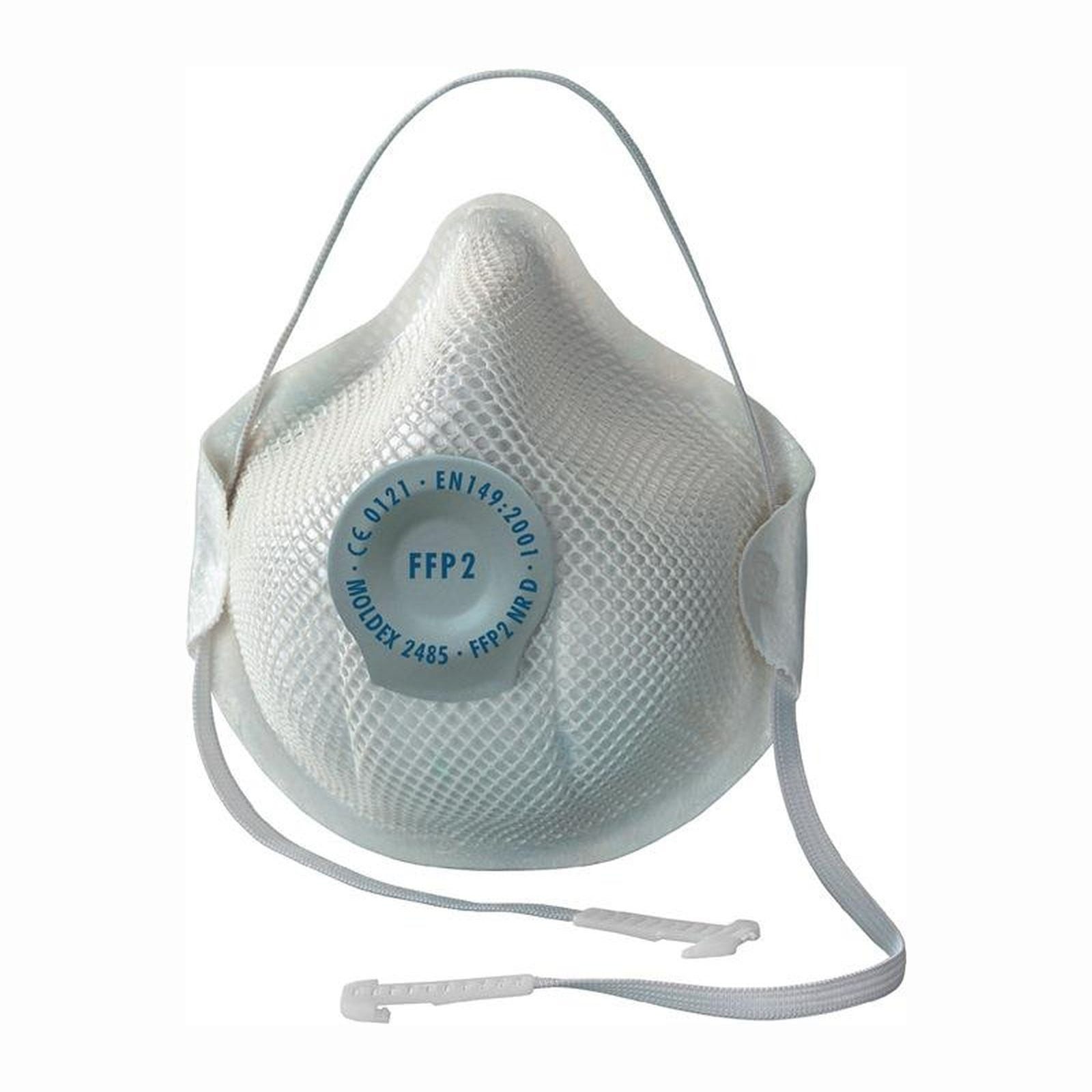 Moldex Filtrierende Halbmasken FFP2 Moldex Atemschutzmaske Smart 248501 FFP2 / V NR D mit Ausatemventil -