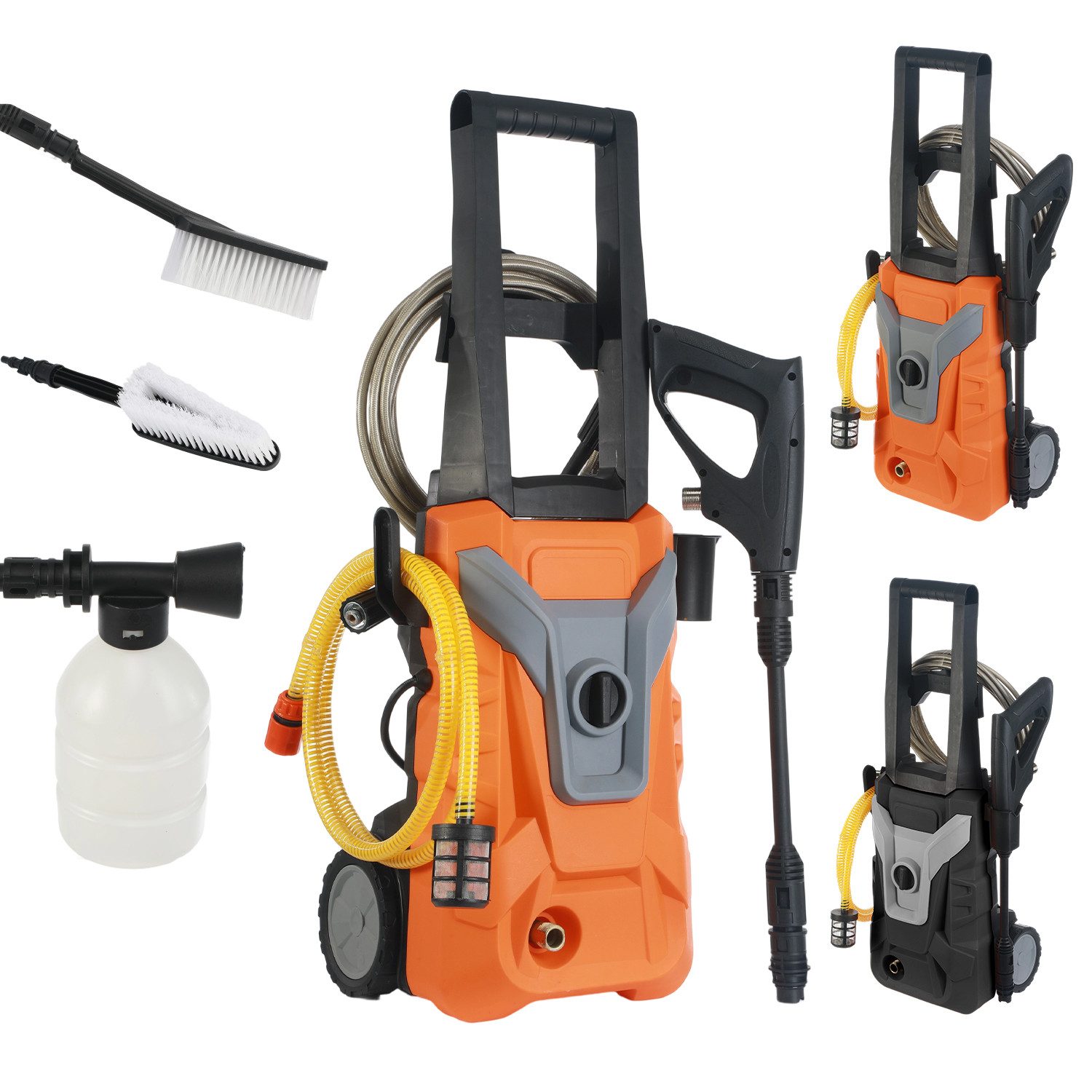 Hochdruckreiniger Elektro Hochdruckreiniger 1400 Watt 7m Hochdruckschlauch inkl. Zubehör