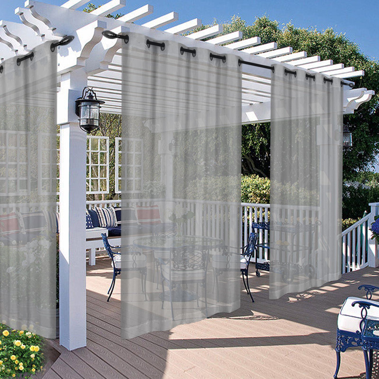 BTTO V&G Outdoorvorhang Wasserdichter Gardinen,Balkon Vorhang,Outdoor günstig online kaufen
