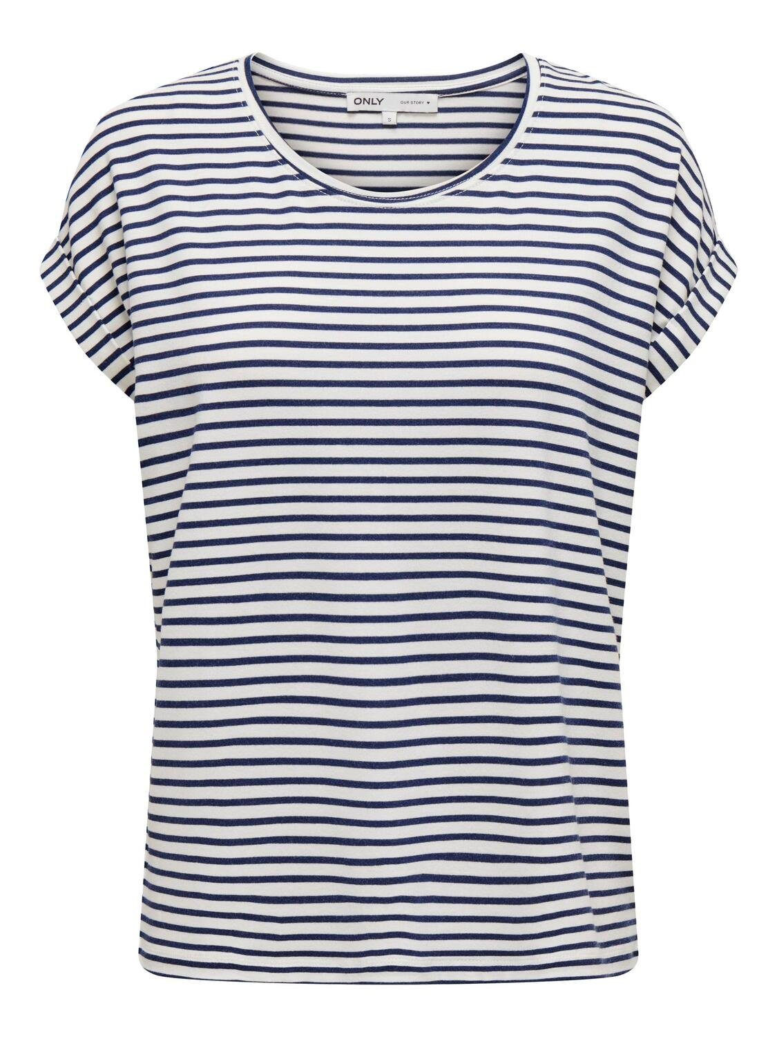 ONLY T-Shirt ONLMOSTER STRIPE S/S O-NECK günstig online kaufen