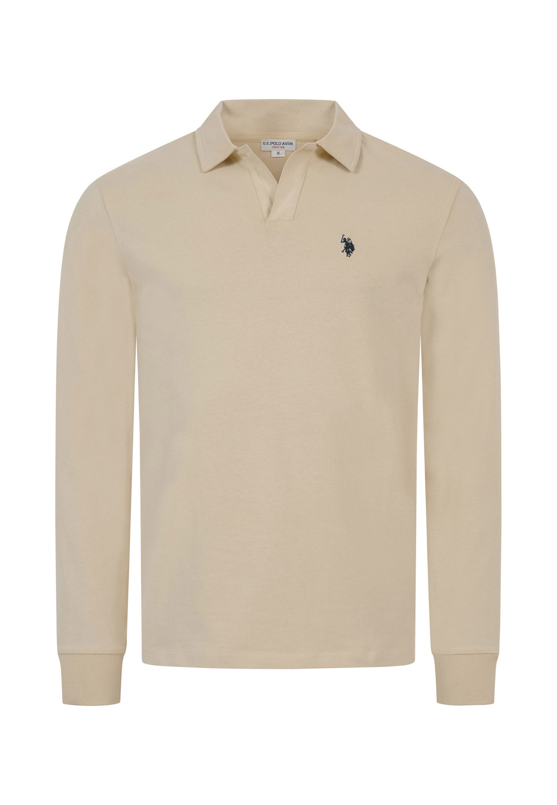 U.S. Polo Assn. Poloshirt USHaarrison – Herren Longsleeve Poloshirt mit Logo-Stickerei – Bild 5 von 5