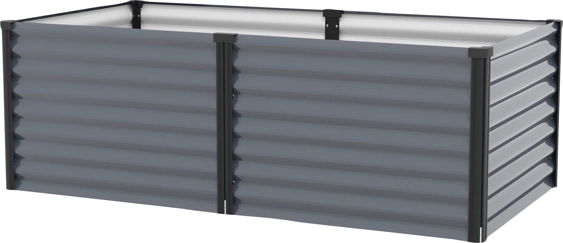 Vitavia Hochbeet Meta 630, BxTxH: 96x188x63 cm, granit/schwarz