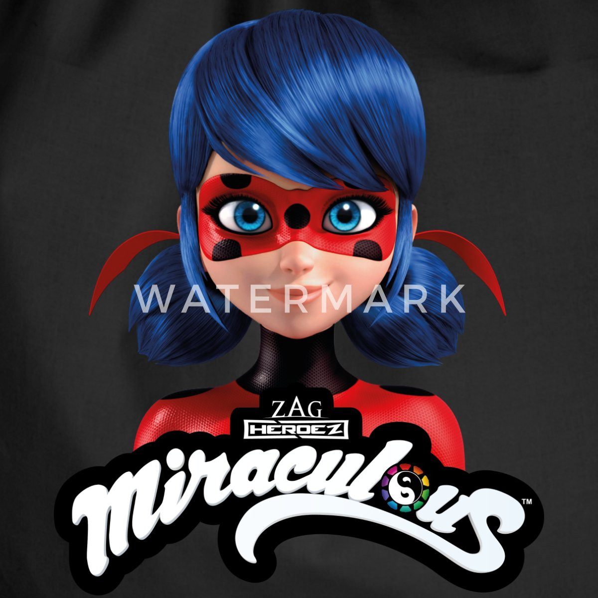 Spreadshirt Turnbeutel Miraculous Ladybug Mit Logo Turnbeutel (1-tlg)