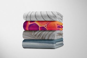 Sinus Art Handtücher Handtuch Strandhandtuch Saunatuch Kuscheldecke mit Fotomotiv Pilze Nahaufnahme Auffallend, Baumwolle-Polyester-Mix (1-St), Handtuch