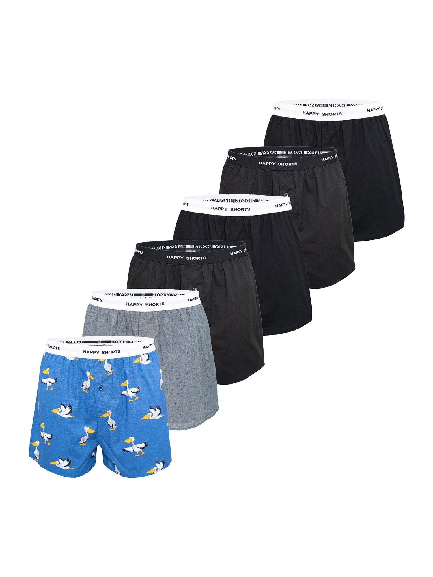 HAPPY SHORTS Boxer Mix (6-St) günstig online kaufen