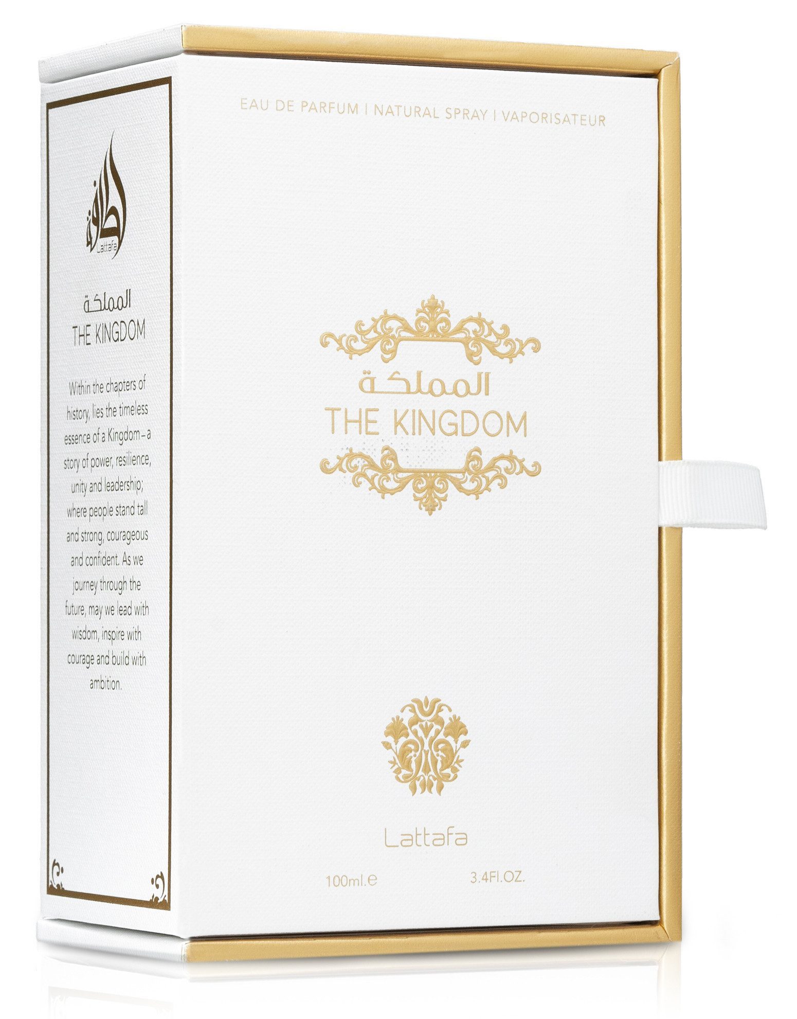 Lattafa Eau de Parfum The Kingdom Men, Glasflakon, Parfüm EDP, Herrenduft