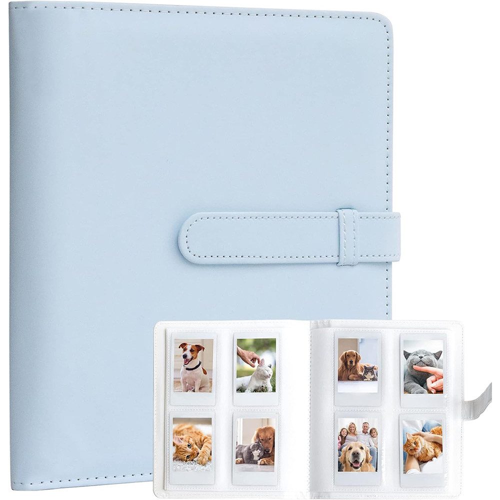 TUWENA Fotoalbum Fotoalbum mit 256 Taschen für Fujifilm Instax Film Polaroid Fotos