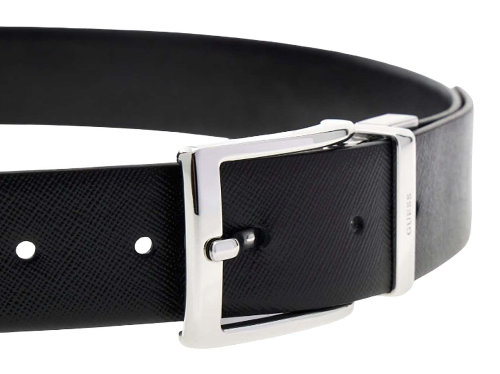 Guess Synthetikgürtel Adjustable & Reversible Belt H35 aus echtem Leder