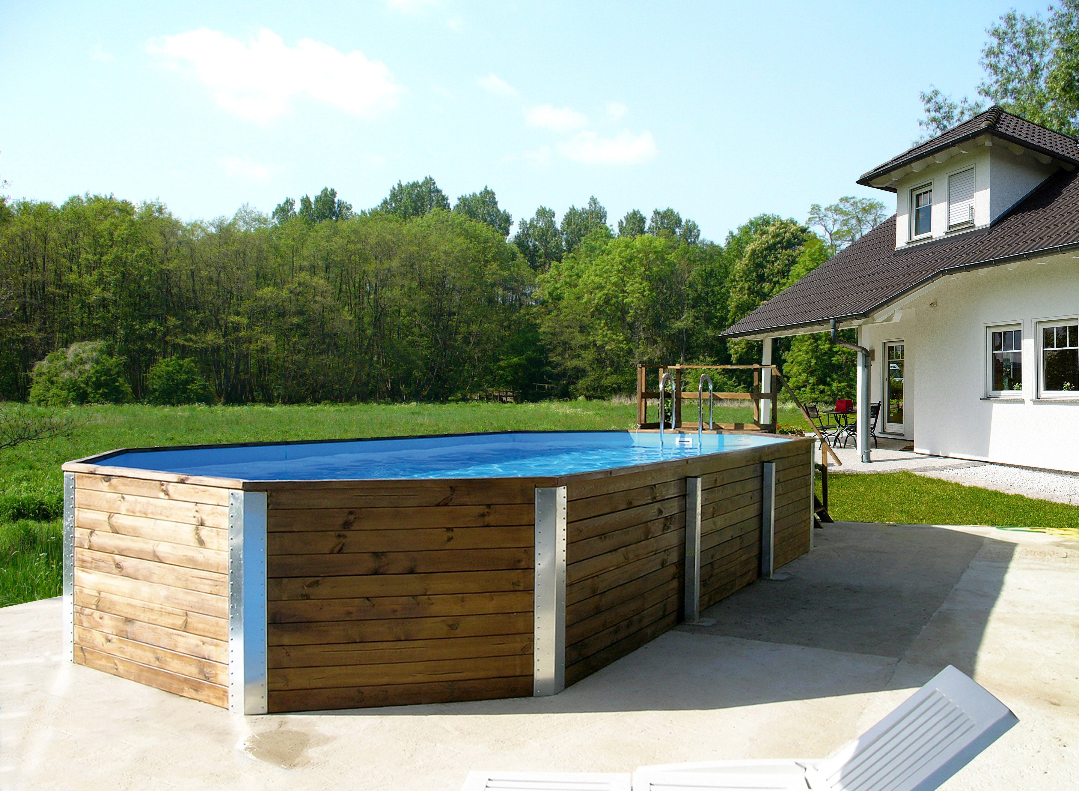 weka Terrasse Sonnendeck, BxT:215x111 cm, für »Mali 4« und »Mali 5«