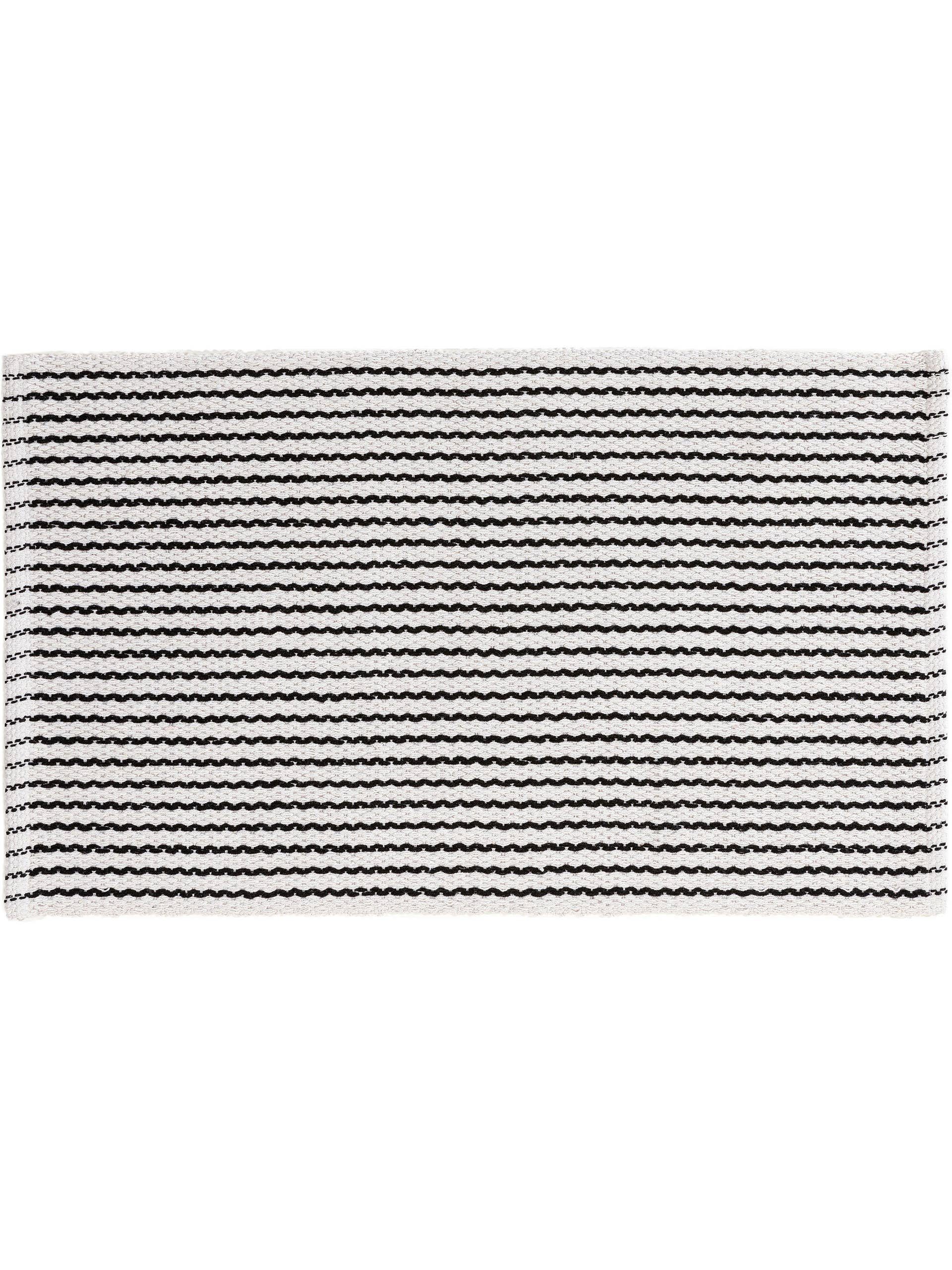 benuta Badematte Bono, Höhe 5 mm, Baumwolle, rechteckig, 100% Baumwolle, handgewebt, Kindermotive, Natural Living, Badezimmer