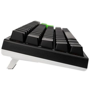 Ducky ONE 2 SF Gaming-Tastatur (MX-Speed-Silver, mechanisch, ABS, RGB-LED, TKL-Mini, Schwarz/Weiß)