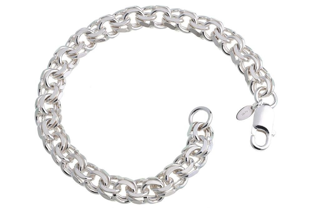 Silberkettenstore Silberarmband Garibaldikette Armband 8,5mm - 925 Silber, günstig online kaufen