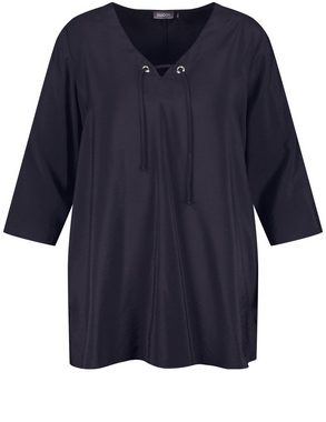 Samoon Klassische Bluse Blusenshirt mit 3/4 Arm