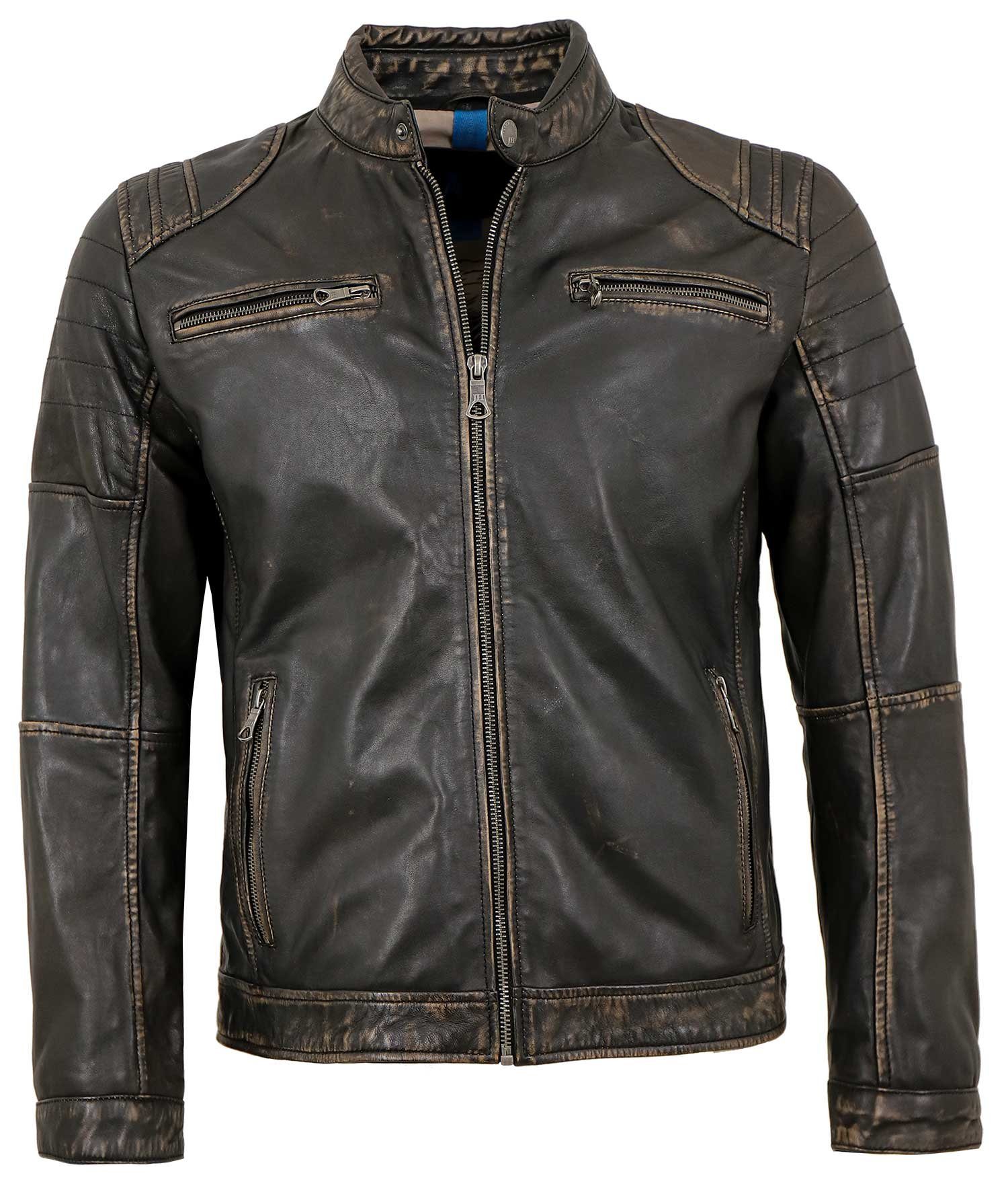Lederjacke