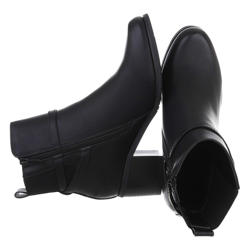 Ital-Design Damen Elegant Stiefelette (87650094) Blockabsatz günstig online kaufen
