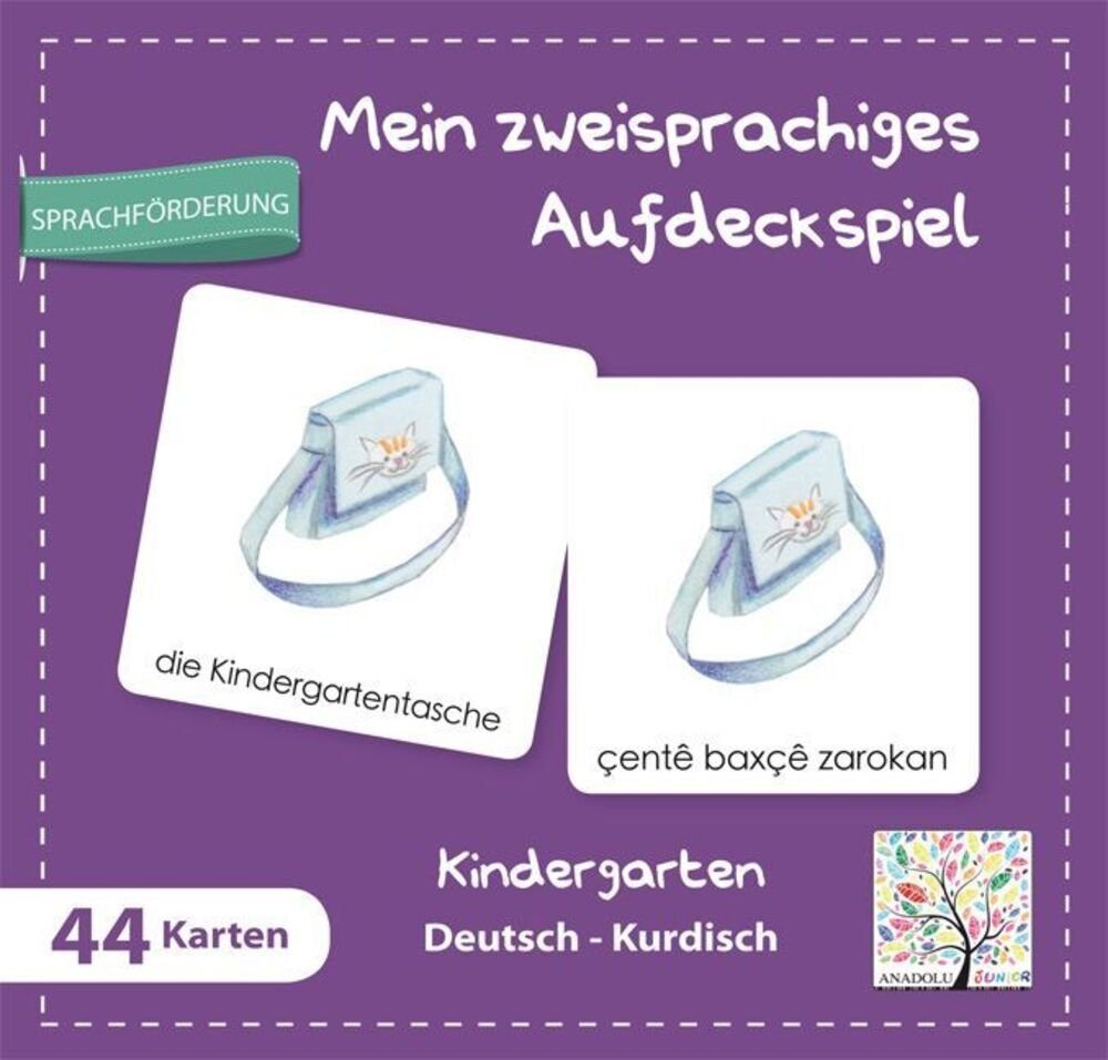 SCHULBUCHVERLAG ANADOLU Spiel Mein zweisprachiges Aufdeckspiel, Kindergarten Deutsch-Kurdisch mehr