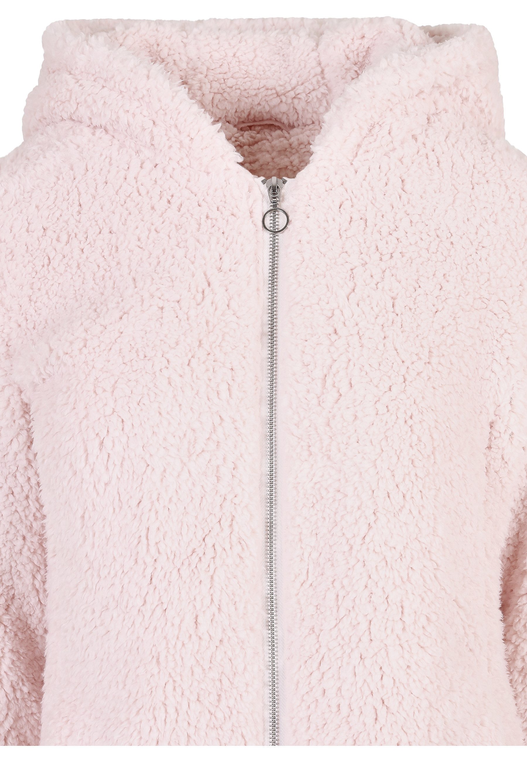 URBAN CLASSICS Langmantel Urban Classics Damen Ladies Sherpa Jacket – Bild 3 von 5