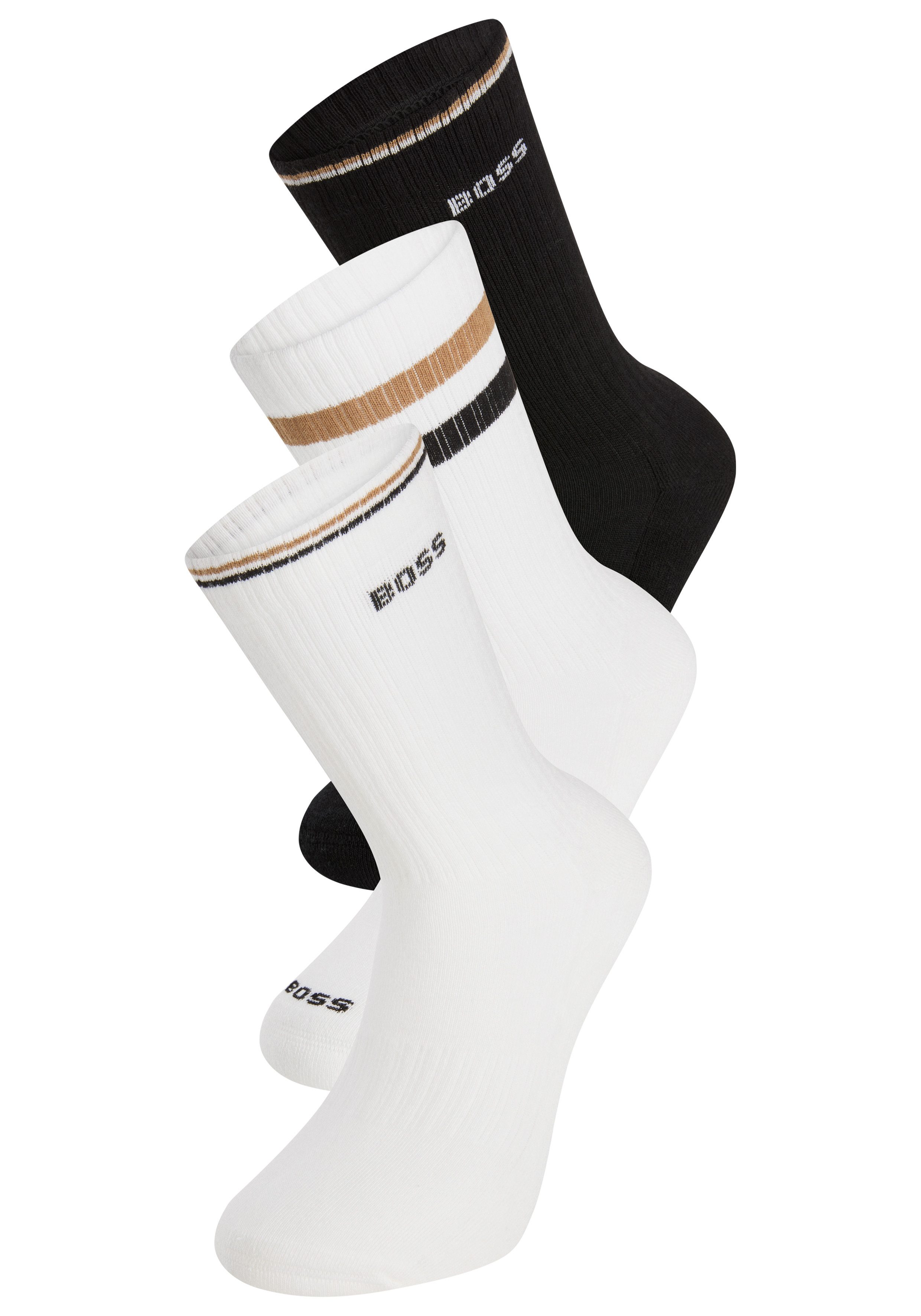 BOSS Socken 3P QS Rib Iconic günstig online kaufen