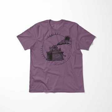 Sinus Art T-Shirt Vintage Herren T-Shirt Grammophon