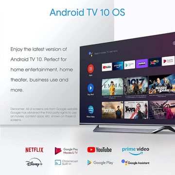 autolock Streaming-Stick Android 10.0 TV Box, KM2 Smart TV Box Netflix Google Zertifiziert, (Set, 1 St), Netflix, Diesney, Youtube, $k Android TV BOX