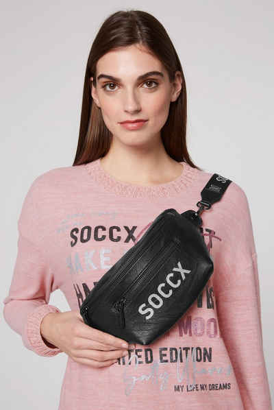 SOCCX Gürteltasche, mit kleinem Vorfach