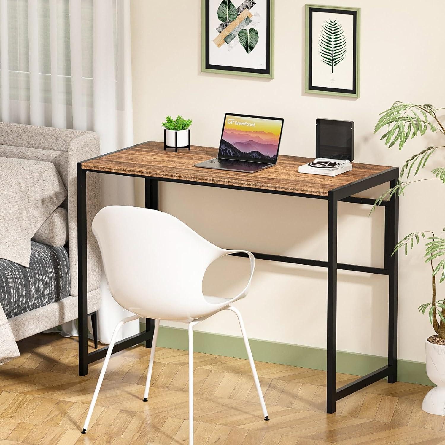 LuxusKollektion Klapptisch Kleiner Schreibtisch Klappbar 100x48cm günstig online kaufen