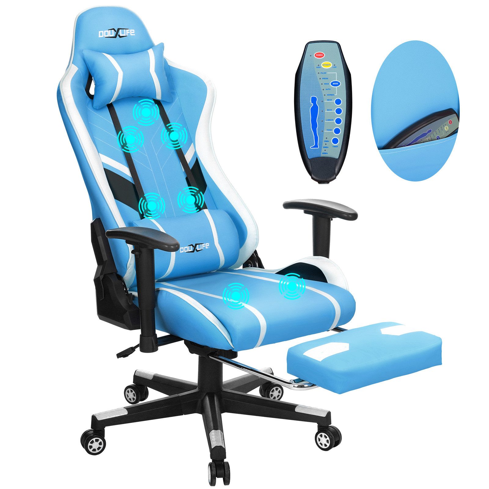 Douxlife Gaming-Stuhl (Ergonomischer Gaming Sessel mit günstig online kaufen