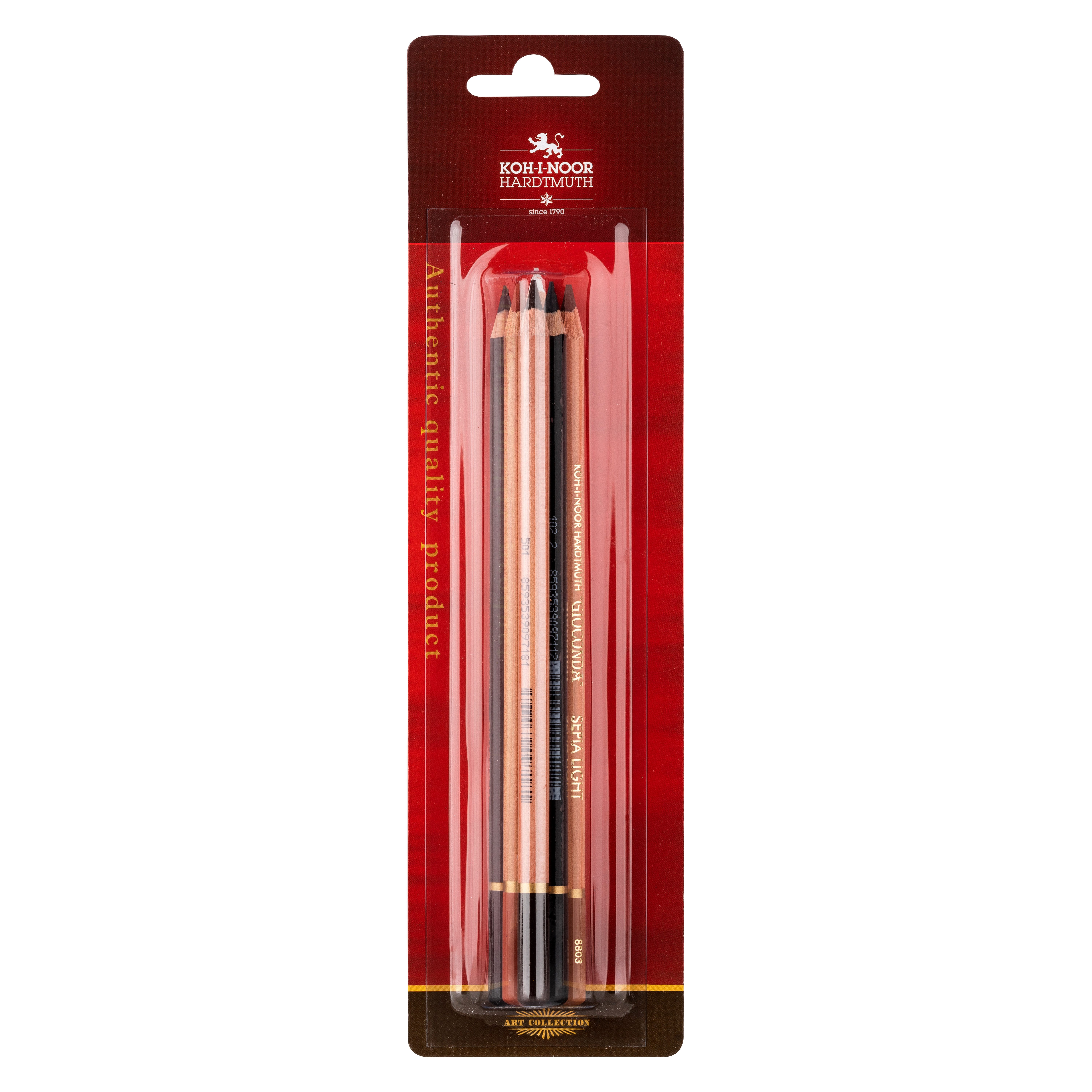 KOH-I-NOOR Malstift KOH Künstler Farb- und Kreidestifte 6er Set, im Blister