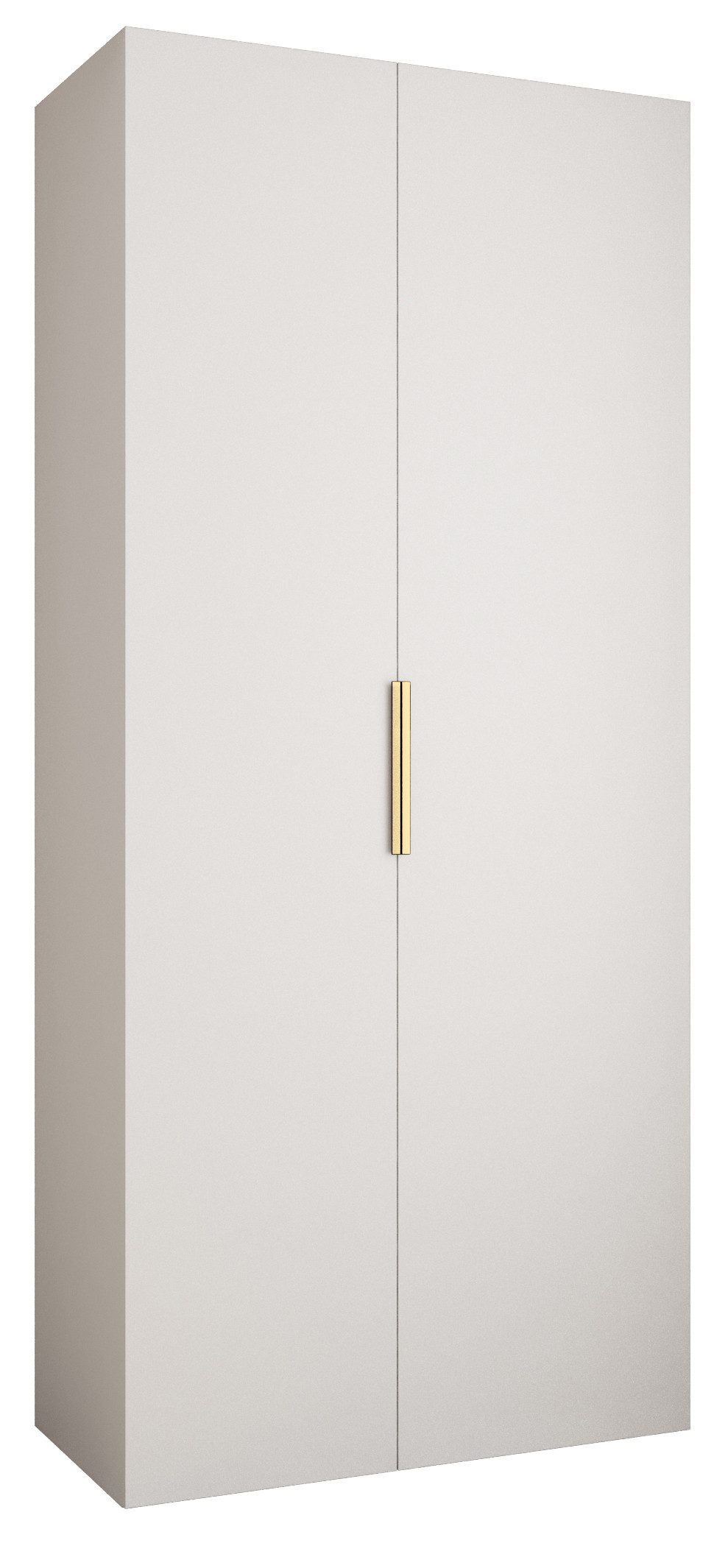 ABIKS MÖBEL Drehtürenschrank COMO 4 Schlafzimmerschrank mit Kleiderstange und Regalen