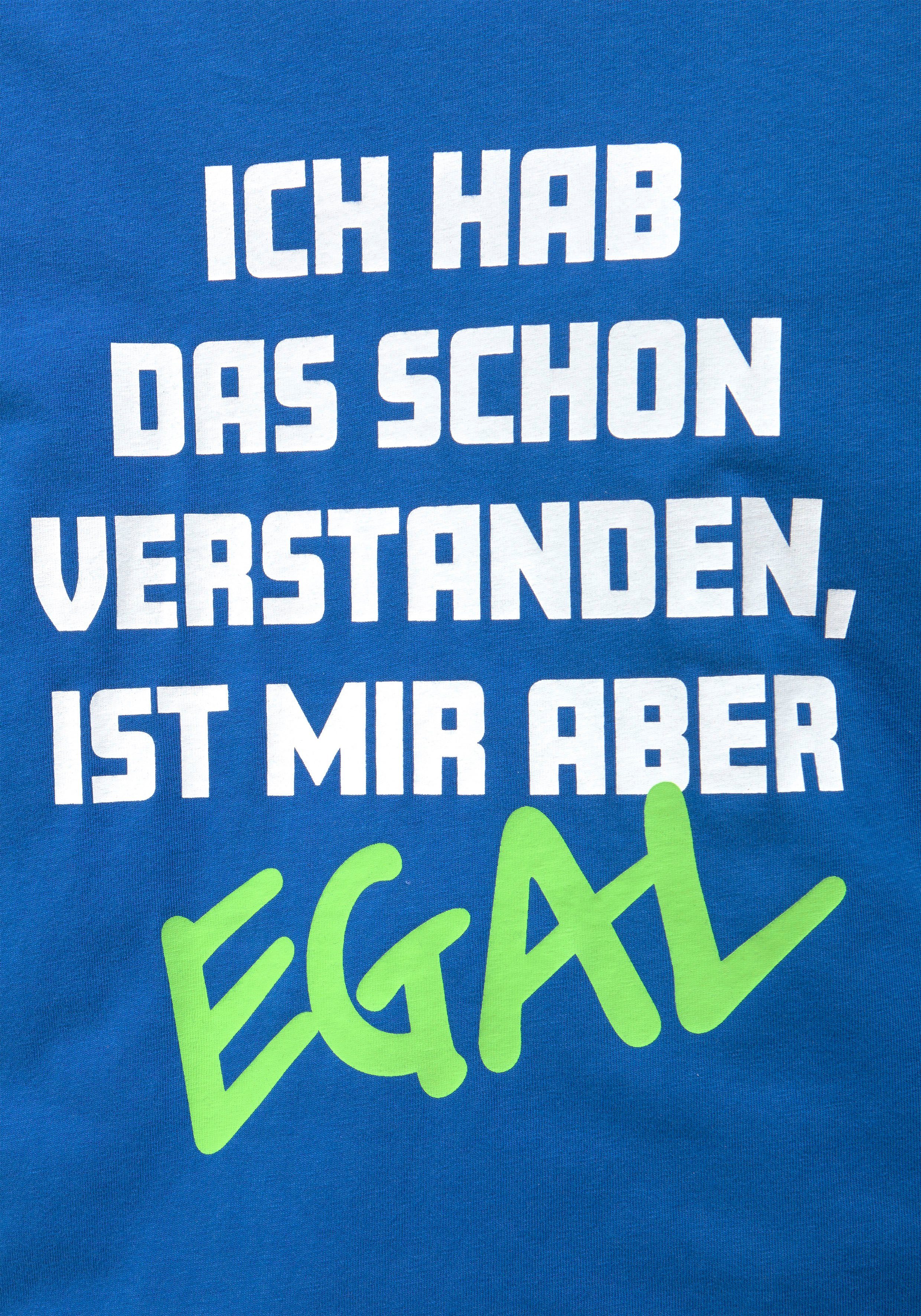 KIDSWORLD Langarmshirt ICH HAB DAS VERSTANDEN....., Spruch SCHON