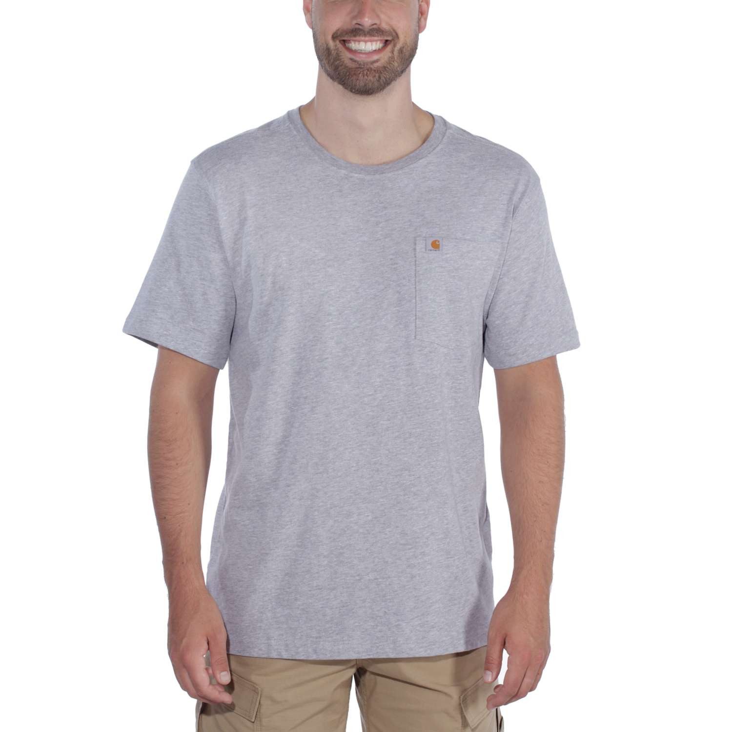 Carhartt T-Shirt WARM WEATHER POCKET mit Brusttasche