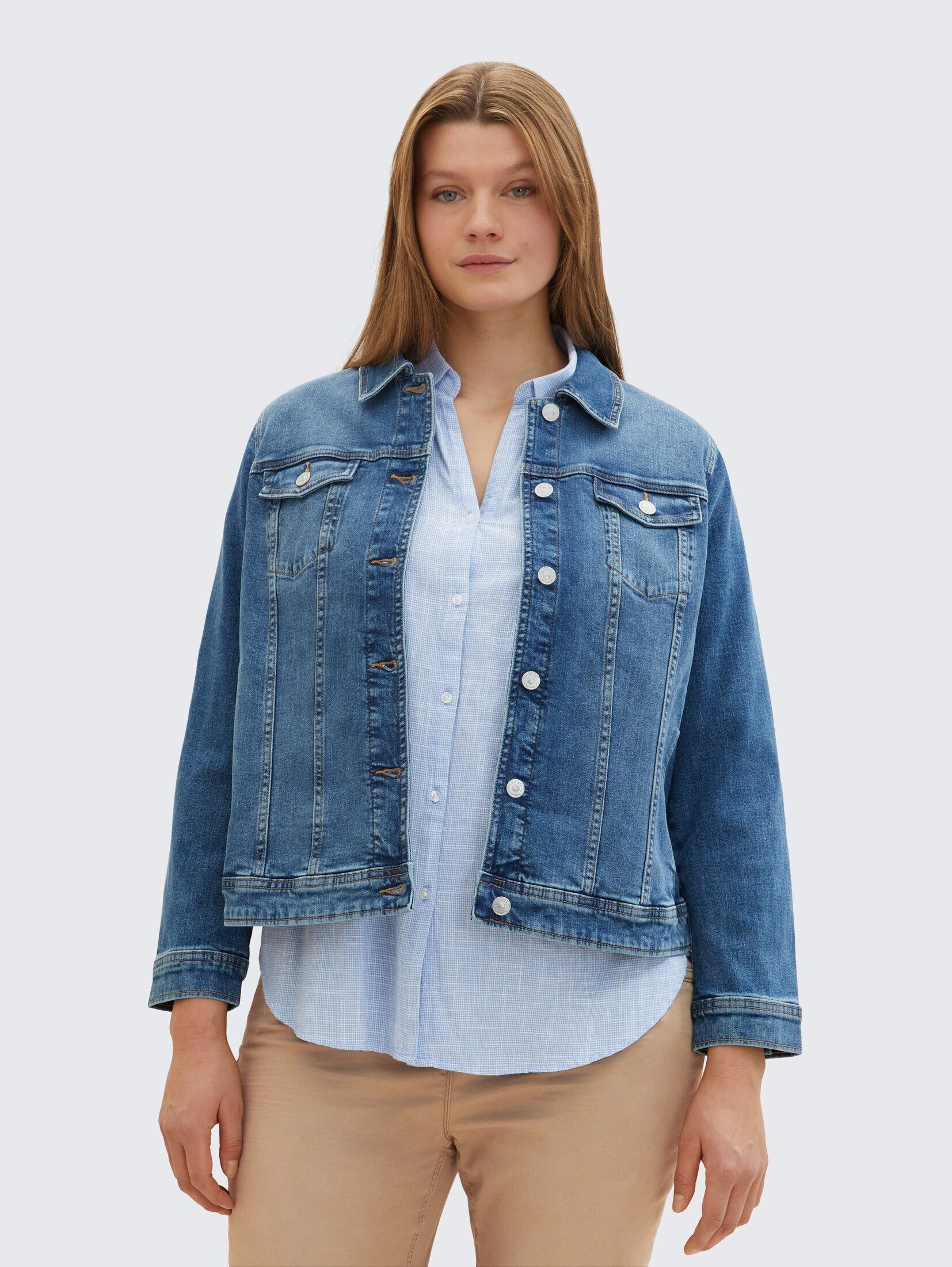 TOM TAILOR PLUS Jeansjacke Jacken Plus günstig online kaufen