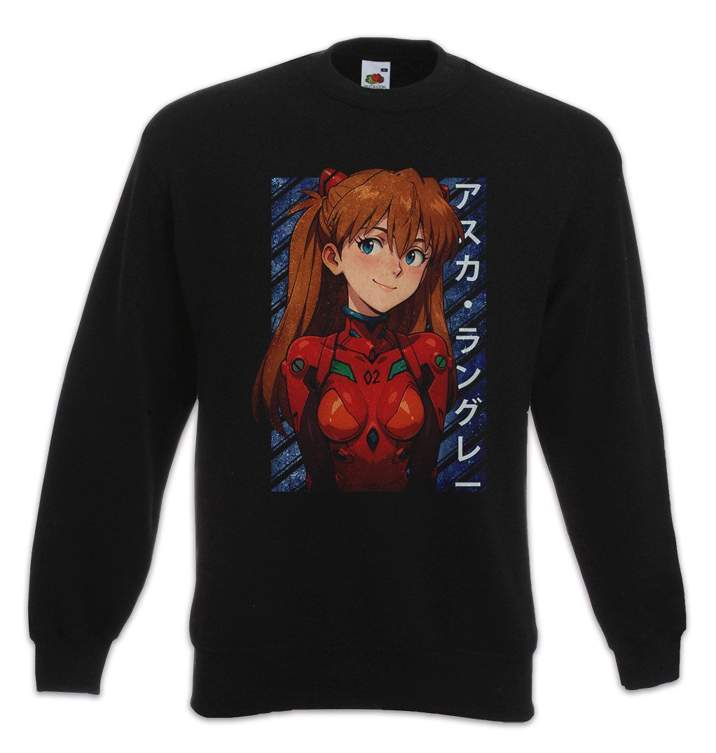 Sweatshirt Asuka Langley Souryuu Sweatshirt Genesis Nerv Asuka Neon Gendo