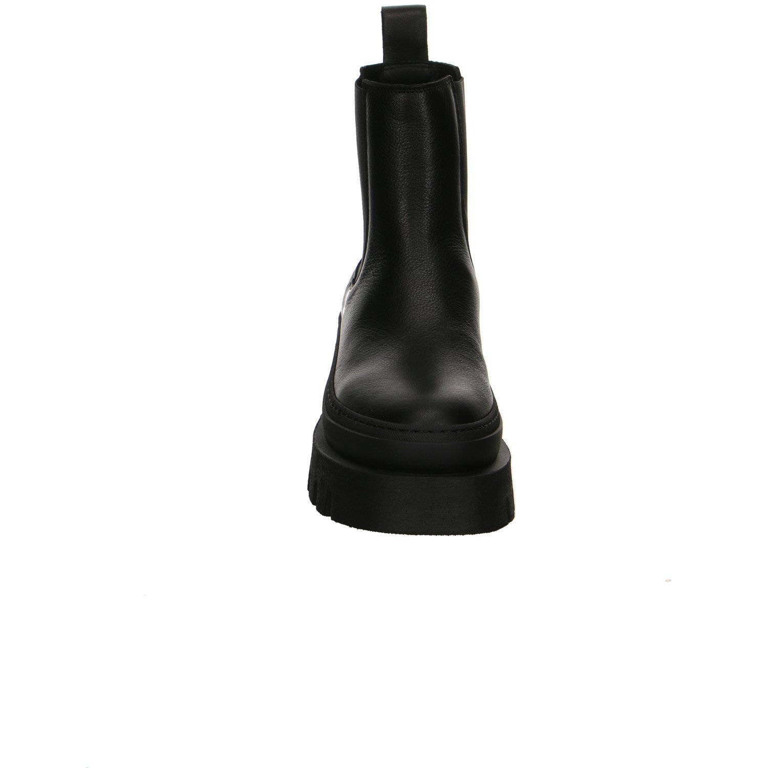 Copenhagen Studios Copenhagen Vitello Black Stone Leder Stiefeletten schwarz Stiefelette