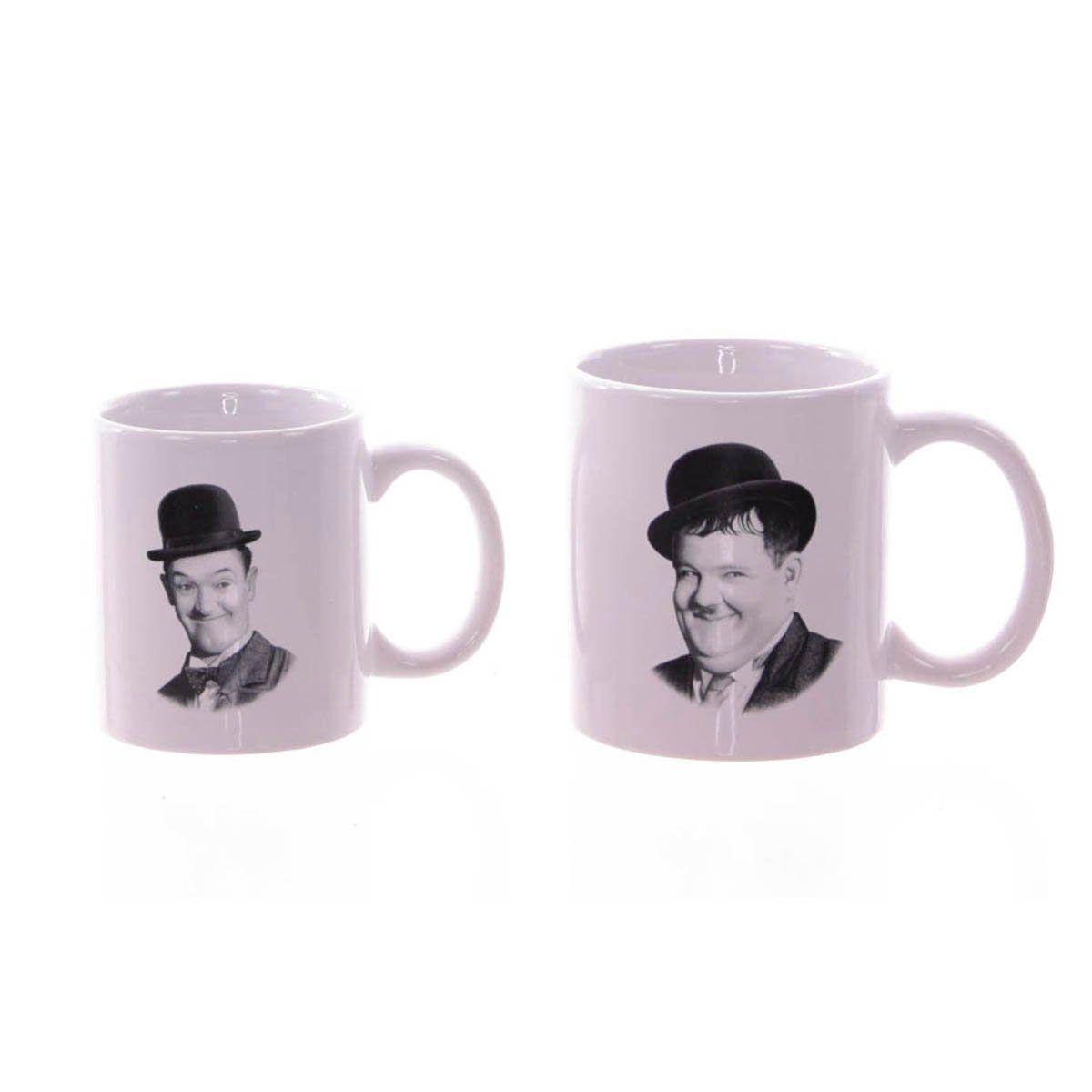 Eaglemoss Publications Ltd. Tasse Dick & Doof 2er Set (Laurel & Hardy), 2-tlg., Keramik